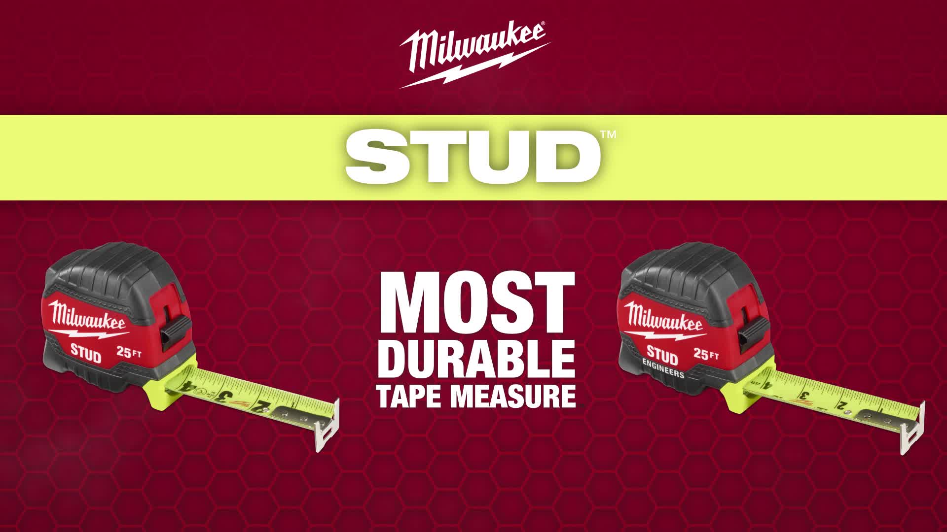 Milwaukee STUD™ Tape Measure